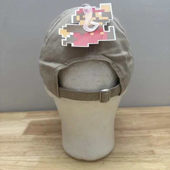 NWT Bioworld Super Mario Brothers 8 Bit Strapback Hat Gaming Baseball Cap OSFM - Picture 5 of 13